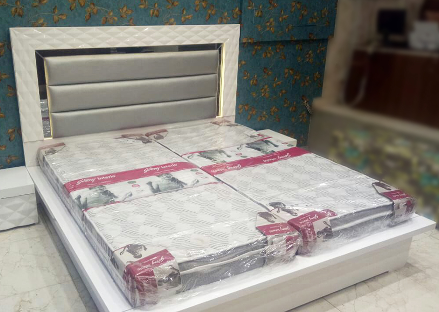 best place to buy furniture in delhi Nia White Bed